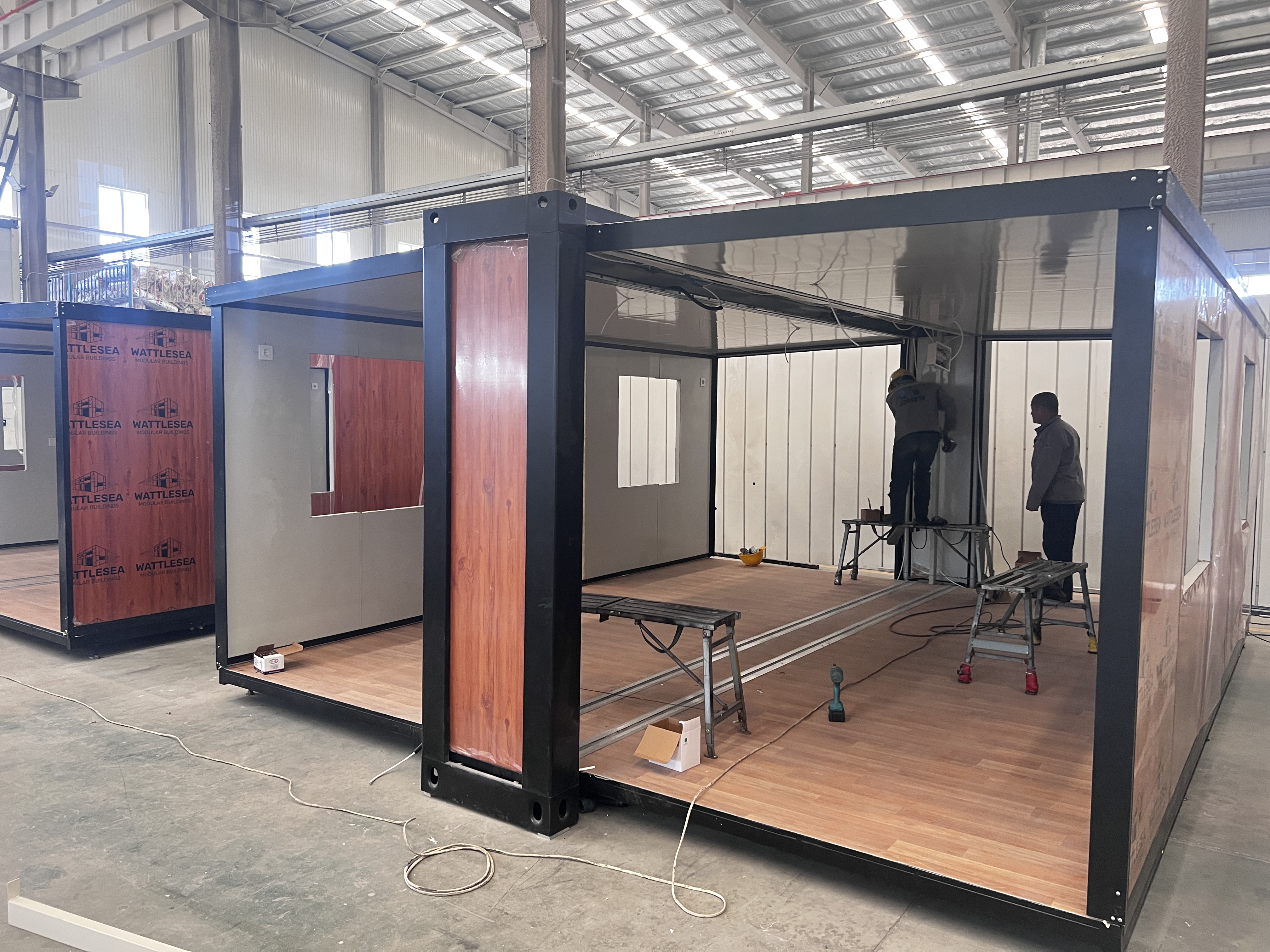 Container house production workshop