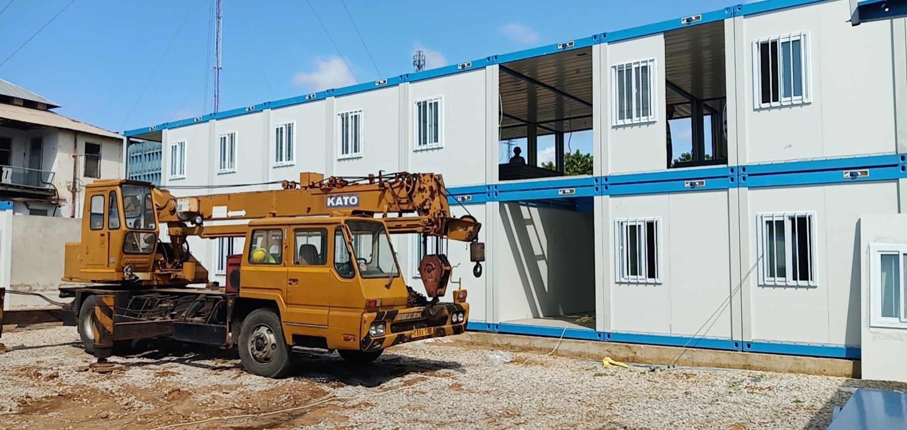 Standard container house project block
