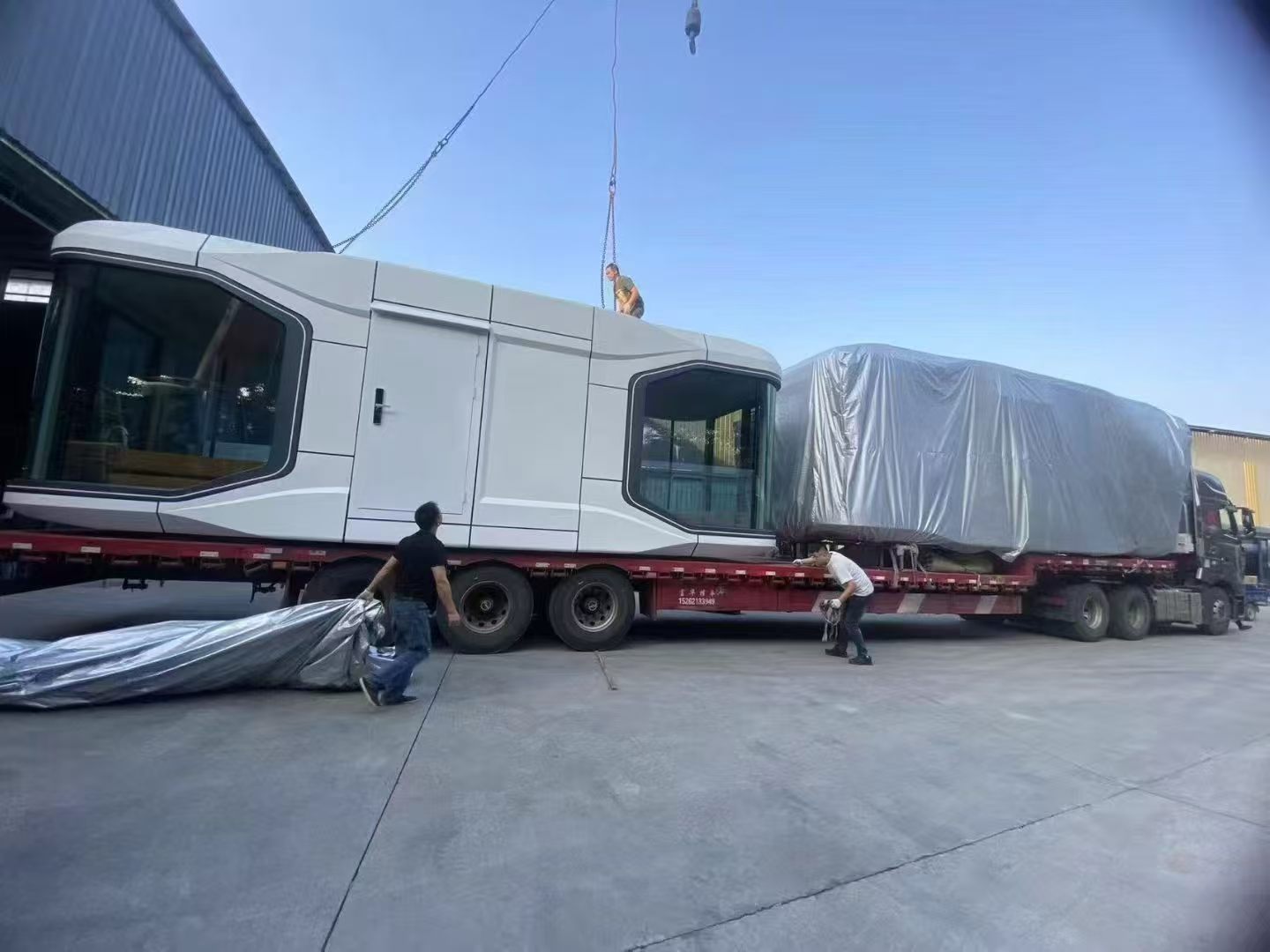 Container house transport shipment