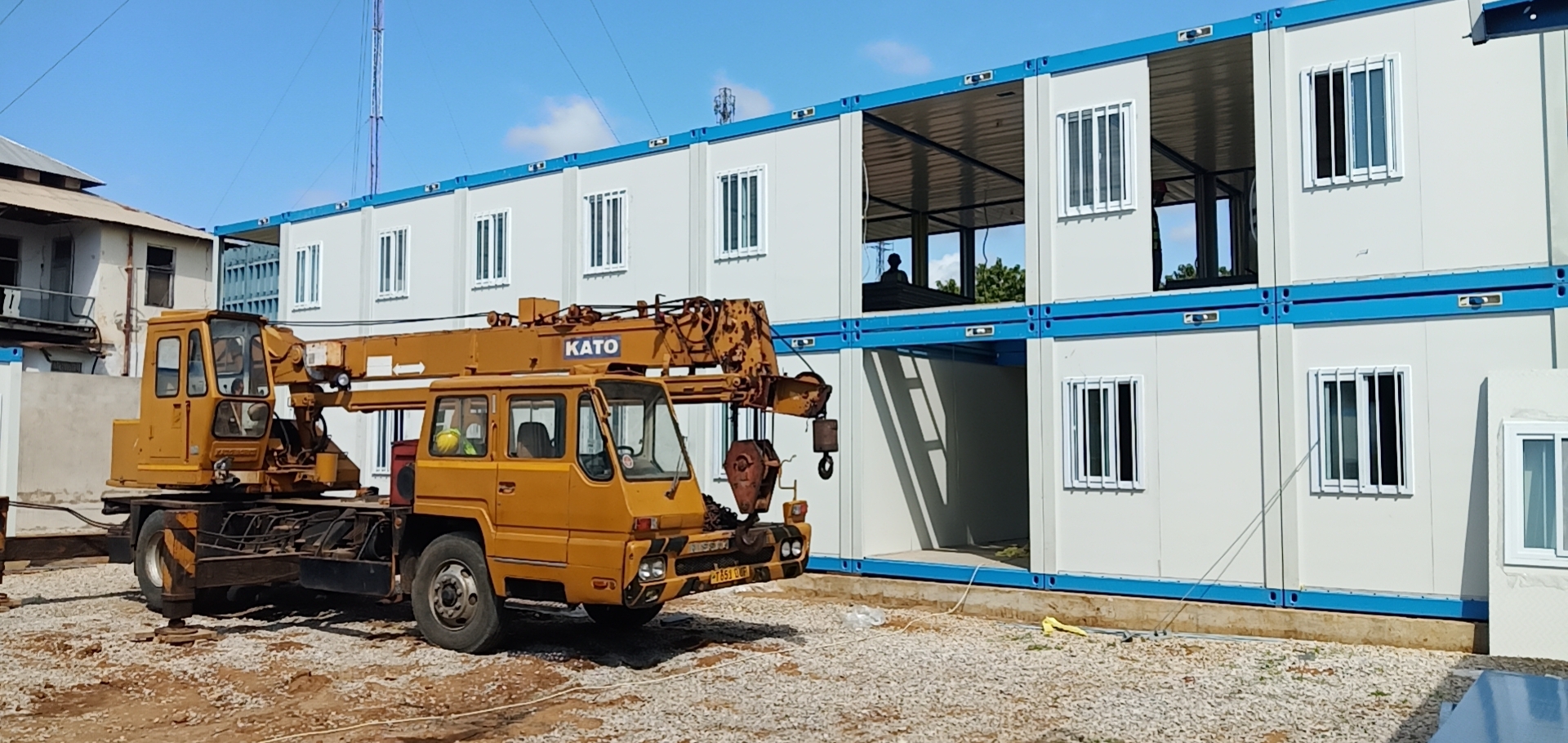 Container house project deployment
